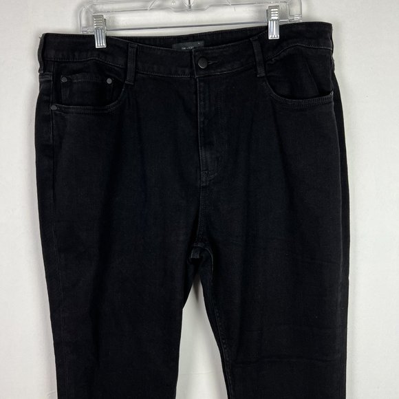 NWT Oak + Fort Pant 3693 Jeans Black Size 34 NEW L1982 - Picture 3 of 10